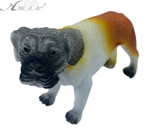 Игрушка Силиконовая тянучка собака Мастиф серо-оранжевый 10см 12823 Игрушка Силиконовая тянучка собака Мастиф серо-оранжевый 10см 12823