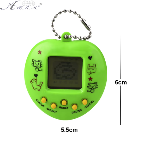 Електронна гра-брелок "Тамагочі" серце АА-5025, 5024 Електронна гра-брелок "Тамагочі" серце АА-5025, 5024