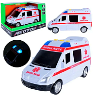 Машинка Автопром Скорая помощь 18см свет и звук  7994