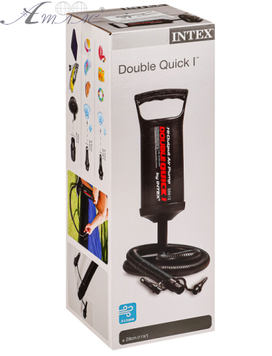 Intex Насос ручной с переходниками на d = 7 + 10 + 18мм 68612 Intex Насос ручной с переходниками на d = 7 + 10 + 18мм 68612