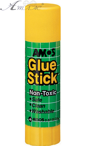 Клей-олівець PVP 22 гр Amos Супер! GSW22