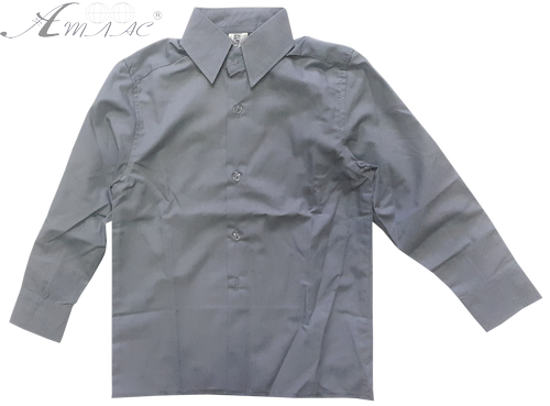 Сорочка з довгим рукавом, сіра р. 26 14279 Сорочка з довгим рукавом, сіра р. 26 14279