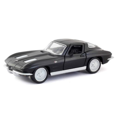 Машинка Techno Drive Chevrolet Corvette Split Window 1963 год черный матовый 250411U Машинка Techno Drive Chevrolet Corvette Split Window 1963 год черный матовый 250411U