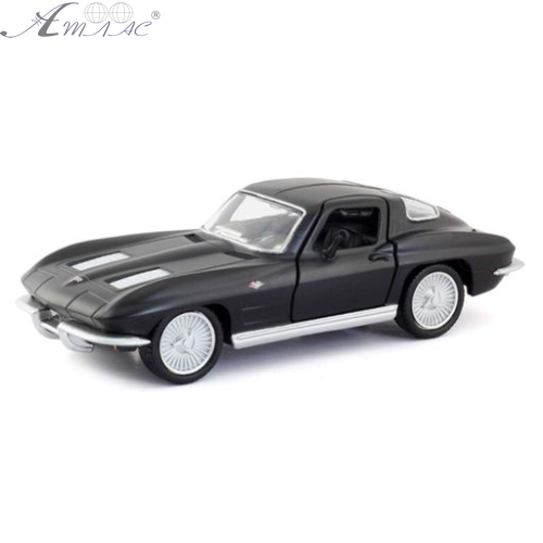 Машинка Techno Drive Chevrolet Corvette Split Window 1963 рік чорний матовий 250411U Машинка Techno Drive Chevrolet Corvette Split Window 1963 рік чорний матовий 250411U