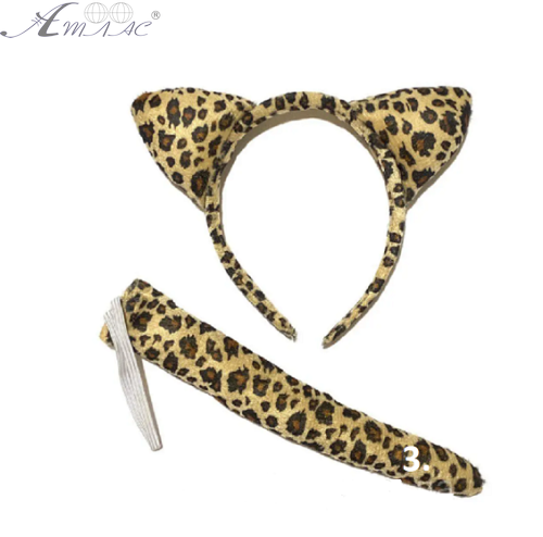 Игрушки Обруч Ушки Леопарда с хвостом 4 цвета 10720 фото 3 Игрушки Обруч Ушки Леопарда с хвостом 4 цвета 10720 фото 3