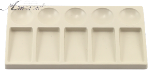 Палитра прямоугольная № 2/3 аля белая 17,5 х 23 см AS-0019 Палитра прямоугольная № 2/3 аля белая 17,5 х 23 см AS-0019