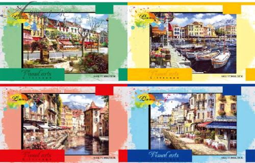 Альбом для малювання Офорт, Тетрада, Бриск 8 листів АА 4508 фото 2 Альбом для малювання Офорт, Тетрада, Бриск 8 листів АА 4508 фото 2