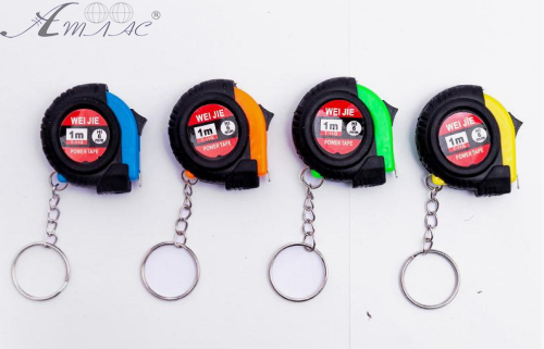 Брелок Рулетка прорезиненная 1 метр цветная 08021 Брелок Рулетка прорезиненная 1 метр цветная 08021