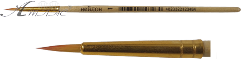 Кисть нейлон Круглая № 1 JO 09910 Кисть нейлон Круглая № 1 JO 09910