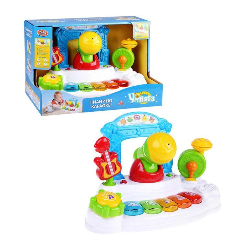 Музыкальная игрушка Караоке с микрофоном свет звук  7507 