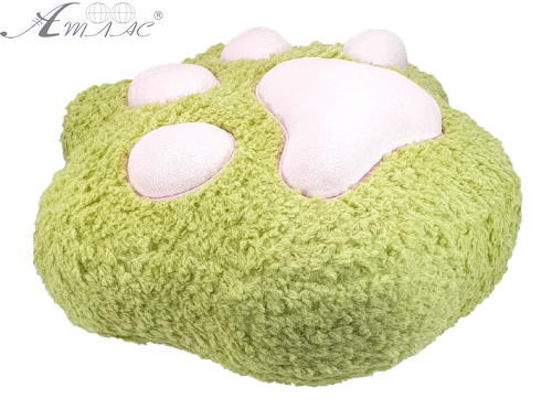 Игрушка мягкая подушка оттиск лапки Салатовая 30 х 25 х 15 см 15513 фото 2 Игрушка мягкая подушка оттиск лапки Салатовая 30 х 25 х 15 см 15513 фото 2