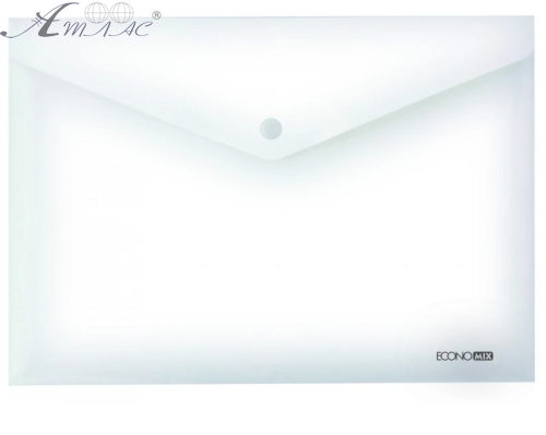 Папка на кнопці А5 Economix прозора 31316-00 Папка на кнопці А5 Economix прозора 31316-00