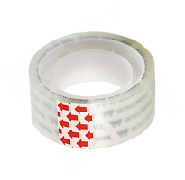 Скотч канцелярский 18 мм х 10 м прозрачный  394150