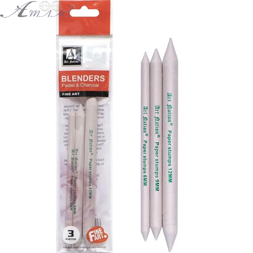 Растушевка бумажная 3шт. в наборе двусторонние BLD6912 Растушевка бумажная 3шт. в наборе двусторонние BLD6912