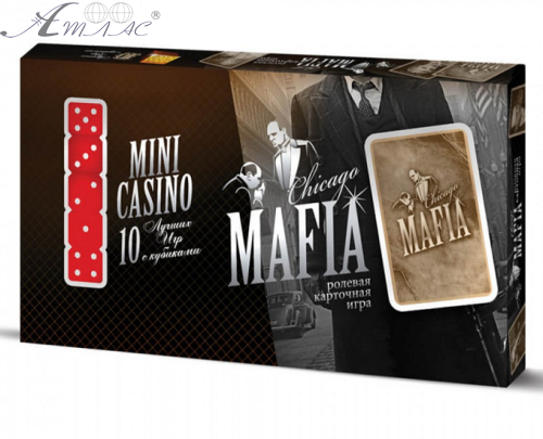 Игра Настольная Мафия 26 х 15 х 3 см 08232 Игра Настольная Мафия 26 х 15 х 3 см 08232