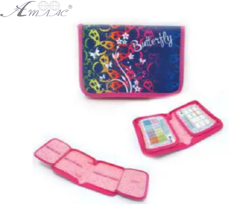 Пенал шкільний JO Butterfly 1 відділення, 2 відворота, на блискавці DH-18082 фото 2 Пенал шкільний JO Butterfly 1 відділення, 2 відворота, на блискавці DH-18082 фото 2