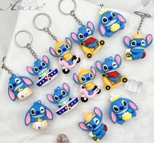 Брелок Стич микс 4,5 см резина 14237 Брелок Стич микс 4,5 см резина 14237