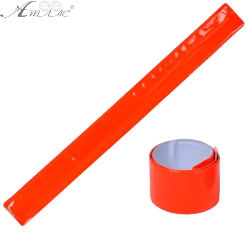 Браслет светоотражающий фликер оранжевый 30х3см 10474 Браслет светоотражающий фликер оранжевый 30х3см 10474