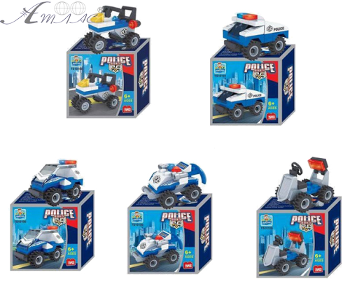 Игрушка Конструктор Полиция Police 23 детали TS10101A Игрушка Конструктор Полиция Police 23 детали TS10101A