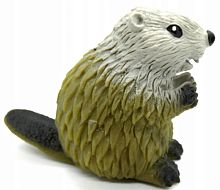 Іграшка Силіконова антистрес тягнучка Бобер 7 см зелений  08044