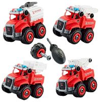 Іграшка Машинка Конструктор Пожежна техніка збірно-розбірний 11 см  23-1135