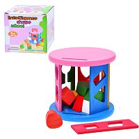 Игрушка Деревянная Сортер фигуры в коробке  MD0348