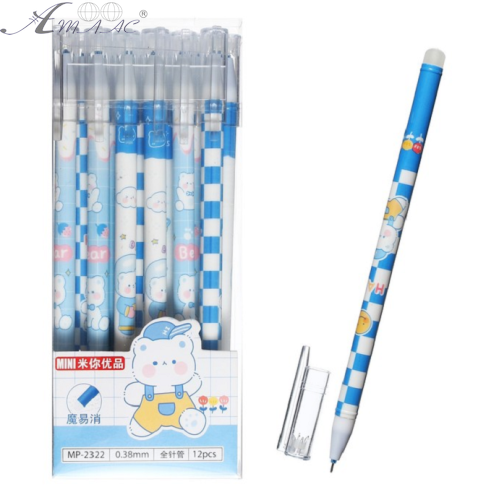 Ручка Пиши-Стирай Dinosaur 0,38 мм Синяя MP-2322 Ручка Пиши-Стирай Dinosaur 0,38 мм Синяя MP-2322