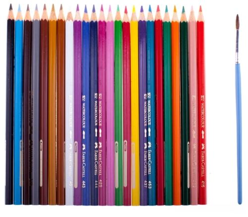 Карандаши акварельные цветные Faber Castell 24 цвета шестигранные фото 2 Карандаши акварельные цветные Faber Castell 24 цвета шестигранные фото 2