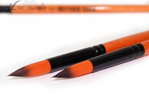 Пензлик синтетика Кругла № 7 художня фото 2 Пензлик синтетика Кругла № 7 художня фото 2