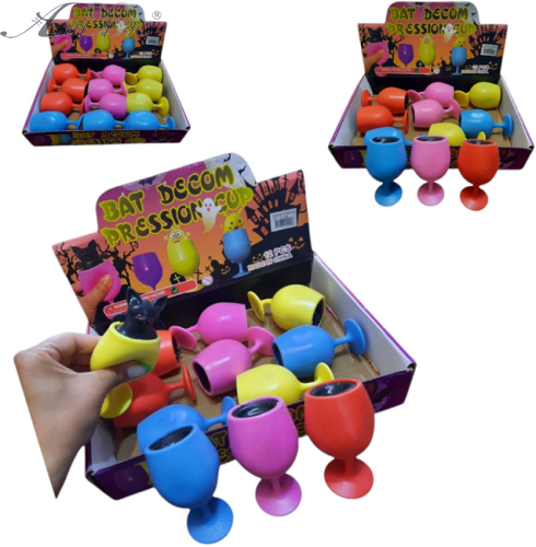 Игрушка прикол Летучая мышь в бокале 8,5 см 6072-20 фото 2 Игрушка прикол Летучая мышь в бокале 8,5 см 6072-20 фото 2