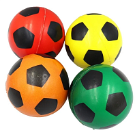Іграшка М'ячик м'який фомовий 7,6см Футбол  9680-7,6