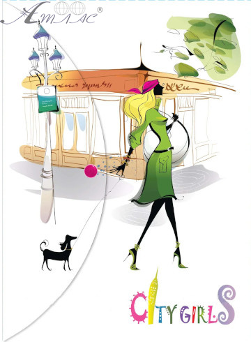 Папка на кнопке А4 LEO City Girls 490723 Папка на кнопке А4 LEO City Girls 490723