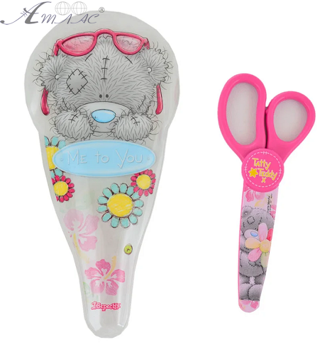 Ножиці дитячі 1вересня 13 см в чохлі 480193