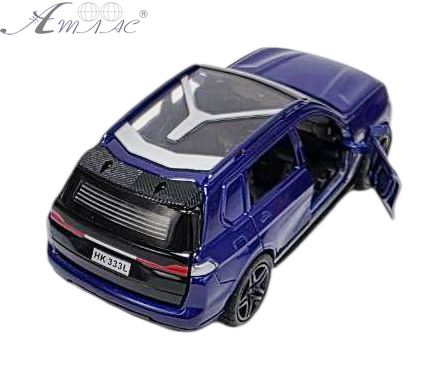 Машинка Die-CastCar BMW Х7 G07 металл 12см  01189 фото 4