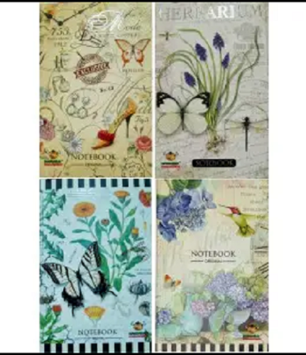 Блокнот Скетчбук Мандарин А6 120л. полутв.обл. микс  Бл-А6-120-Инт-Мл+Вл-Перф-141* 