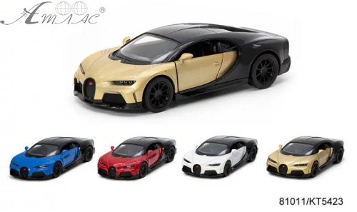 Машинка Kinsmart Bugatti Chiron supersport KT5423W Машинка Kinsmart Bugatti Chiron supersport KT5423W