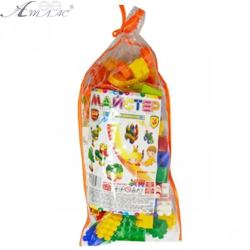 Іграшка Пластикова Конструктор Мастер-3М 128 елементів 5067