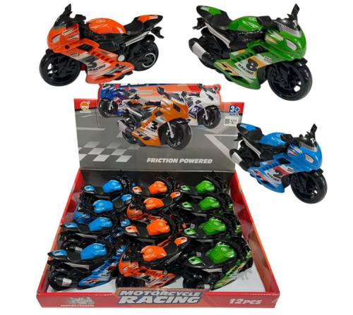 Игрушка Мотоцикл Спорт инерционный 14 см 888-9 фото 2 Игрушка Мотоцикл Спорт инерционный 14 см 888-9 фото 2
