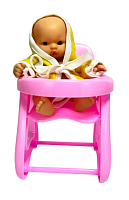 Игрушка Пупс резиновый 10см за столиком  04794