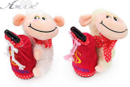 Іграшка М'яка Скарбничка Овечка 16 см біла 4249 Масяня Іграшка М'яка Скарбничка Овечка 16 см біла 4249 Масяня