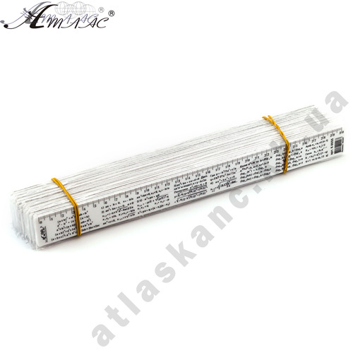 Лінійка 30 см Геометрія сніжно-біла в упаковці AS-0611, К-9057 фото 3 Лінійка 30 см Геометрія сніжно-біла в упаковці AS-0611, К-9057 фото 3