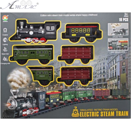 Игрушка Железная дорога Electric Steam Train 699-3А Игрушка Железная дорога Electric Steam Train 699-3А
