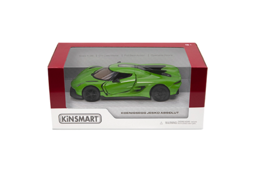 Машинка Kinsmart Koenigsegg Jesko Absolut металл KT5473W фото 2 Машинка Kinsmart Koenigsegg Jesko Absolut металл KT5473W фото 2