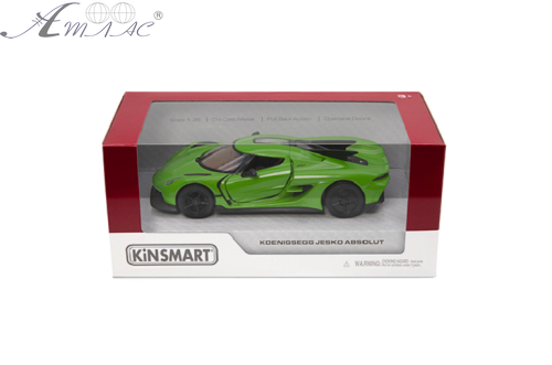 Машинка Kinsmart Koenigsegg Jesko Absolut метал KT5473W фото 2 Машинка Kinsmart Koenigsegg Jesko Absolut метал KT5473W фото 2