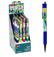 Ручка шариковая VINSON Tropical 0,7 мм цветная автомат  01432