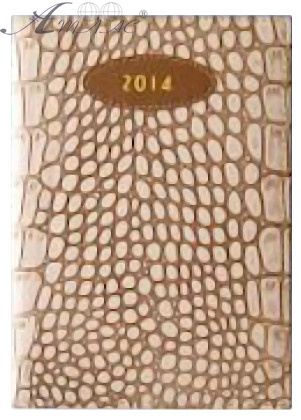 Ежедневник недатированный А5 ЛК линия, кожзаменитель бежевый EA5-7352/7-В Ежедневник недатированный А5 ЛК линия, кожзаменитель бежевый EA5-7352/7-В