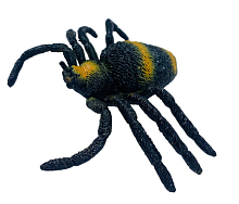 Игрушка Силиконовая тянучка Паук черный 8см 08550