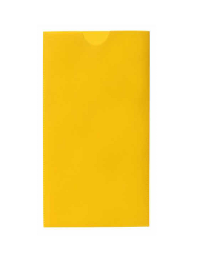 Папка уголок Е65 Желтая Папирус  31308-05