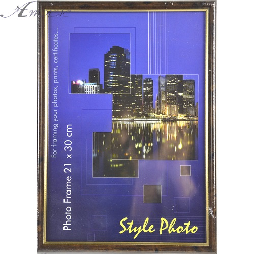 Фоторамка 21 х 30 см Темно-коричнева під дерево або мармур 10004 Фоторамка 21 х 30 см Темно-коричнева під дерево або мармур 10004