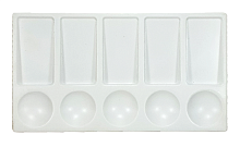 Палитра прямоугольная №  2/1 снежно белая 17,5 х 23 см  AS-0095